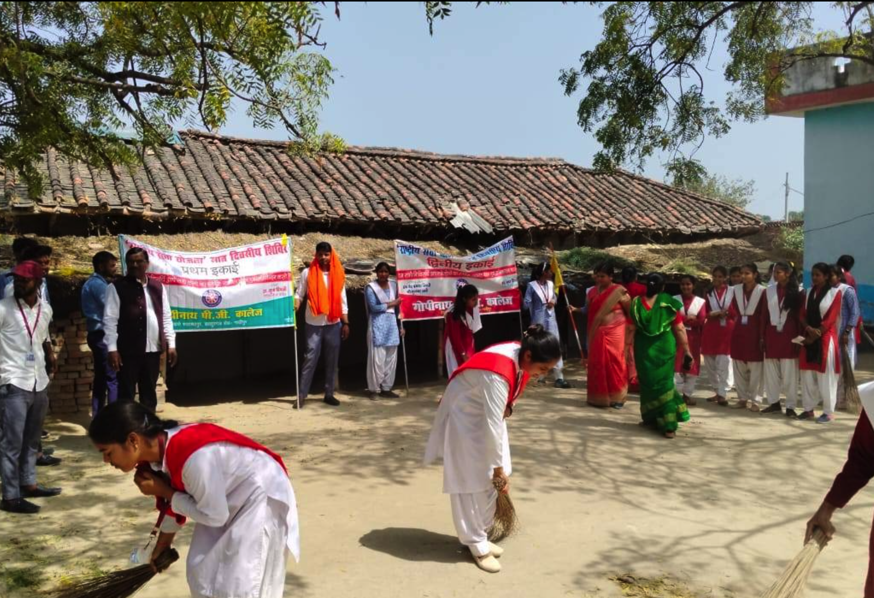 Cleanliness Drive at Local Settlement